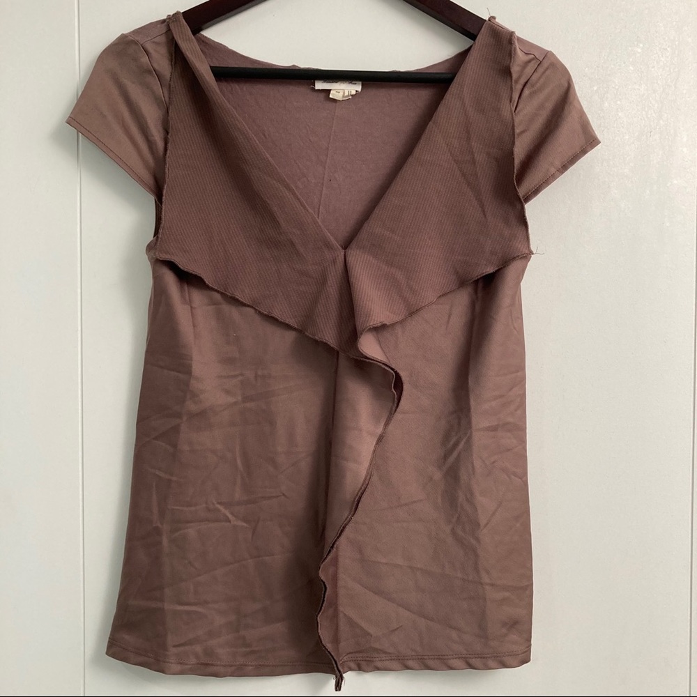 EUC! - Anthro | Meadow Rue Cascade Ruffle Top - Picture 5 of 9